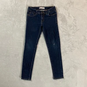 Levi's 710 Girls Super Skinny Adjustable Waistband Jeans Size 10 Regular - Picture 1 of 10