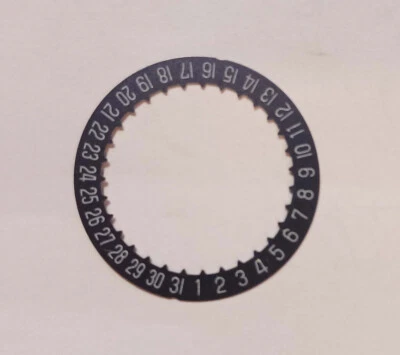 FAVRE LEUBA CAL. 255, 257, 269, 275, 277 DATUMSCHEIBE BLAU 6 UHR PART No. 2557 - Bild 1 von 2