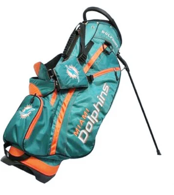 Miami Dolphins NFL Fairway Stand Bag Team Golf Embroidered Logo - Image 1 of 2