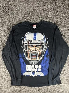 VINTAGE NFL INDIANAPOLIS COLTS Graphic T-SHIRT 1X Football XL Unisex Tee - Picture 1 of 8