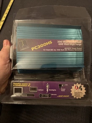 HighPower Inverter PC300xt 600 watt, 12 volt DC to 110 Volt AC 500 Watt  - Image 1 of 4