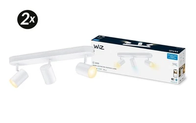 2x Wiz LED 3er Wand- und Deckenspot Deckenleuchte Wandleuchte Weiß 3x 5W NEU - Bild 1 von 4