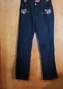 Cos Jean Damen Jeans verziert Perlen bestickt Y2K blau 6P Perlen fehlen - Bild 1 von 16