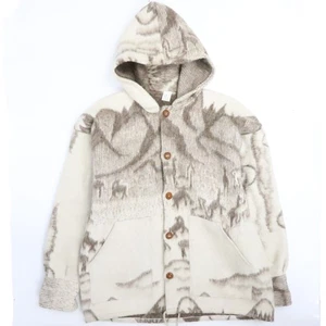 Chaqueta Abrigo Lana Ecuador Vintage Mujer Talla Grande - Imagen 1 de 8