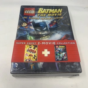 The Lego Movie / Lego Batman: The Movie: DC Super Heroes Unite DVDs 2 Movies NEW - Bild 1 von 4