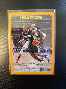 2017-18 Panini NBA Hoops Basket Kawhi Leonard Orange /25 SP n. 192 speroni - Foto 1 di 2