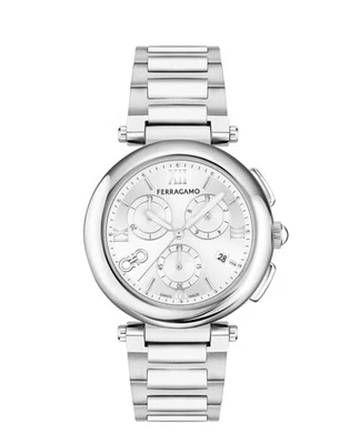 Reloj de moda Ferragamo de acero inoxidable de 40 mm para mujer Foto 1 de 4