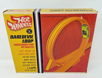 100% Complete RE-SEALED vintage original 1968 HOT WHEELS Daredevil LOOP w/Manual - Image 1 of 4