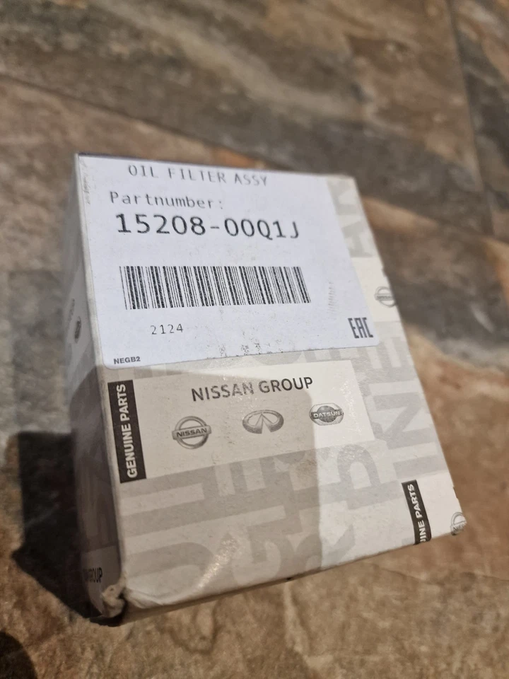 GENUINE NEW NISSAN QASHQAI JUKE MICRA 2013 1.5 DCI OIL FILTER ELEMENT 1520800Q1J - Image 1 of 1
