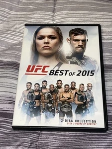UFC: Best of 2015 (DVD, 2016, 2-Disc, Widescreen) Conor McGregor, Ronda Rousey - Picture 1 of 5