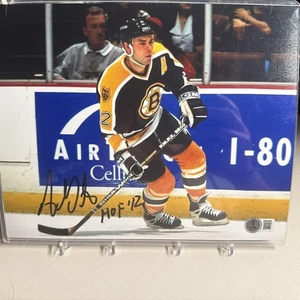 ADAM OATES BOSTON BRUINS NHL HOF AUTOGRAPH 8X10 PHOTO SIGNED AUTO COA - Picture 1 of 3