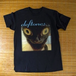 Lustiges T-Shirt Tee Deftones Around The Fur schwarze Katze Unisex A212 - Bild 1 von 2