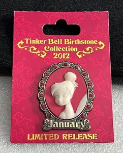 Prendedor granate enero colección piedra natal camafeo campanilla Tinker de Disney 2012 - Imagen 1 de 1