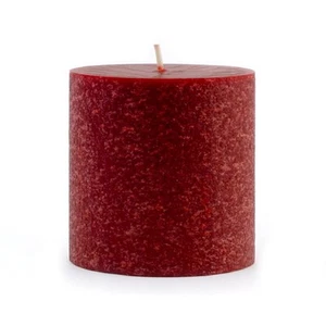 Vela de pilar Timberline sin perfume, 3 x 3 pulgadas, granate - Imagen 1 de 5