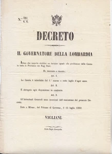 SS26-LOMBARDIA-DIVIETO Of Hunting 1859 - Picture 1 of 1
