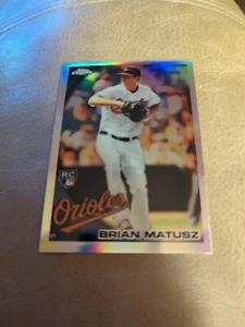 2010 Topps Chrome Brian Matusz RC REFRACTOR Orioles #210 - Picture 1 of 2