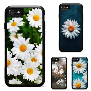 Anti scratch Cover Pop Daisy White flowers For Apple iPhone SE 11 12 13 14 15 16 - Picture 1 of 25