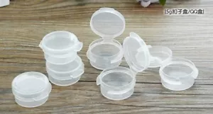 Juego de 50 piezas de 1 frasco mini muestra botella de crema facial contenedor sellado portátil - Imagen 1 de 4