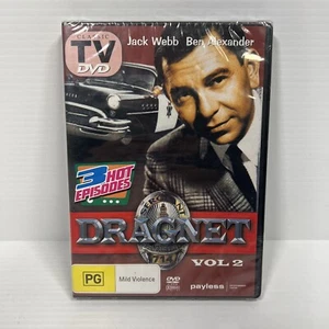 DRAGNET VOL. 2 JACK WEBB CLASSIC TV Series Rare DVD Aus In Stock New & Sealed - Picture 1 of 3