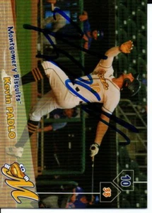 Kevin Padlo 2019 Montgomery Biscuits Autographed Signed Card - Picture 1 of 1