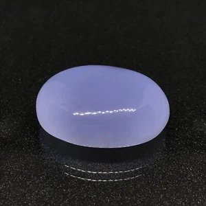 CHALCEDONY 28.56ct Lavender Oval Cab. 24x19.8x8.6mm Natural Untreated Madagascar - Imagen 1 de 12