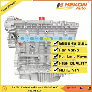 Long Block Engine Assembly For 02-16 Volvo Land Rover L359 S80 XC90 B6324S 3.2L - Picture 1 of 5