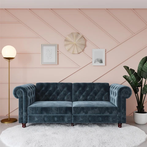 Felix Chesterfield Coil Sofa Futon Cover