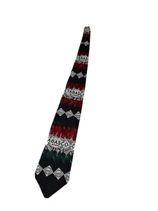 Tabasco Pepper Size Neck Tie Holographic Design with Bottle Label 100% Silk USA - Picture 1 of 6