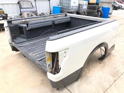 2020-2024 NISSAN TITAN XD BED BOX W/STORAGE BOXES PEARL WHITE/GUN METALLIC QAB - Image 1 of 4