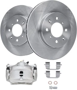 Rotores de disco delanteros de 10,32"" + pinza de freno izquierda para Honda Civic Insight Acura EL - Imagen 1 de 1