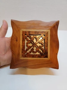 Vintage Secret Thuya Wood Jewelry Box... - Picture 1 of 5