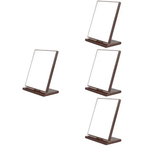 4pcs Decorative Makeup Mirror Indoor Desktop Mirror Makeup Folding Mirror - Picture 1 of 12