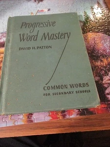 1944 Progressive Word Mastery by David H Patton - Imagen 1 de 4