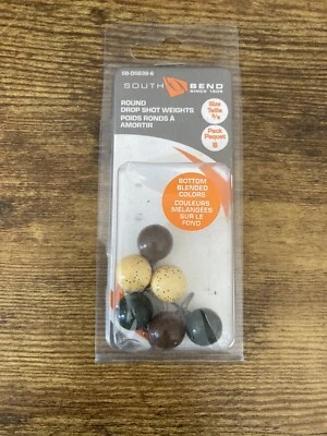 South Bend SB-DSB38-6 Drop Shot Pesas Redondas 3/8 Colores Surtidos Foto 1 de 2