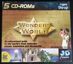 Wonders of the World | Educational CD-ROM Set of 5 | PC/Macintosh - Picture 1 of 3