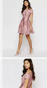ChiChi London Pink Prom Dress Princesscore Fairycore Wedding JUBILEE Size 12 - Picture 1 of 2