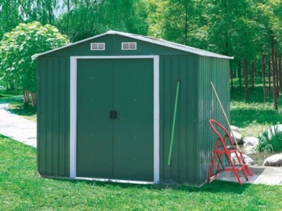 ITALFROM Box Casetta Casette Ripostiglio Garage Giardino Lamiera Zincata 131x206x175H