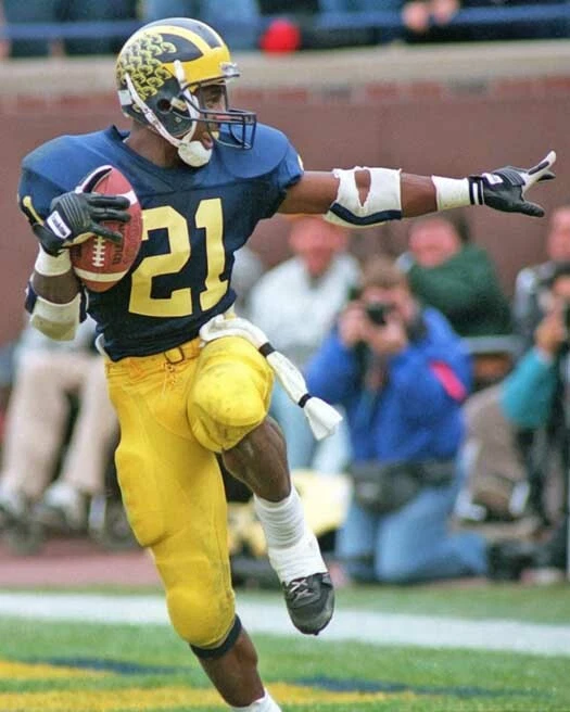 1991 Michigan DESMOND HOWARD 11x14 Photo Heisman Trophy Pose Print Poster - Image 1 of 1
