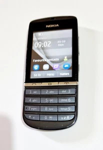 Nokia Asha 300 Graphite (EE) Bar Style Retro Mobile Phone In Good Condition - Picture 1 of 6