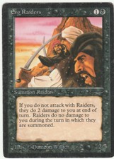 Arabian Nights MTG  Erg Raiders  Light  Magic Common