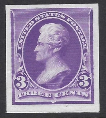 US Scott # 221P3 - Plate Proof on India Paper - MNGAI - XF              (P-7018) - Image 1 of 2