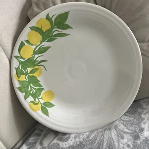 Fiesta Lemon Dinner Plate 10.5 Inch Fiestaware Dinnerware Dishware Serving NWT - Picture 1 of 7