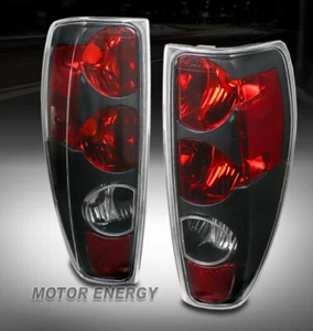 For 04-12 Chevy Colorado/GMC Canyon Tail Brake Lights Rear Lamp Black Left+Right - Imagen 1 de 9