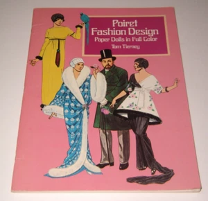 Poiret Fashion Design Paper Dolls in Full Color - Paperback - like new NOS - Picture 1 of 2