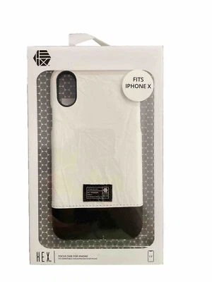 Funda HEX para iPhone X nueva blanca/negra Foto 1 de 3