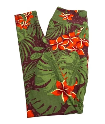 Leggings LuLaRoe OS Talla Única TROPICAL Selva Plumeria Flor Palmera Hoja Envío RÁPIDO Foto 1 de 4
