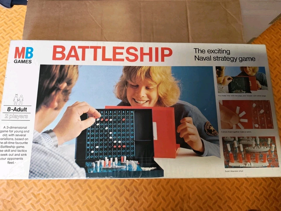 Vintage BATTLESHIP Board Game. 1983 MB Games *Read Description * - Image 1 of 1