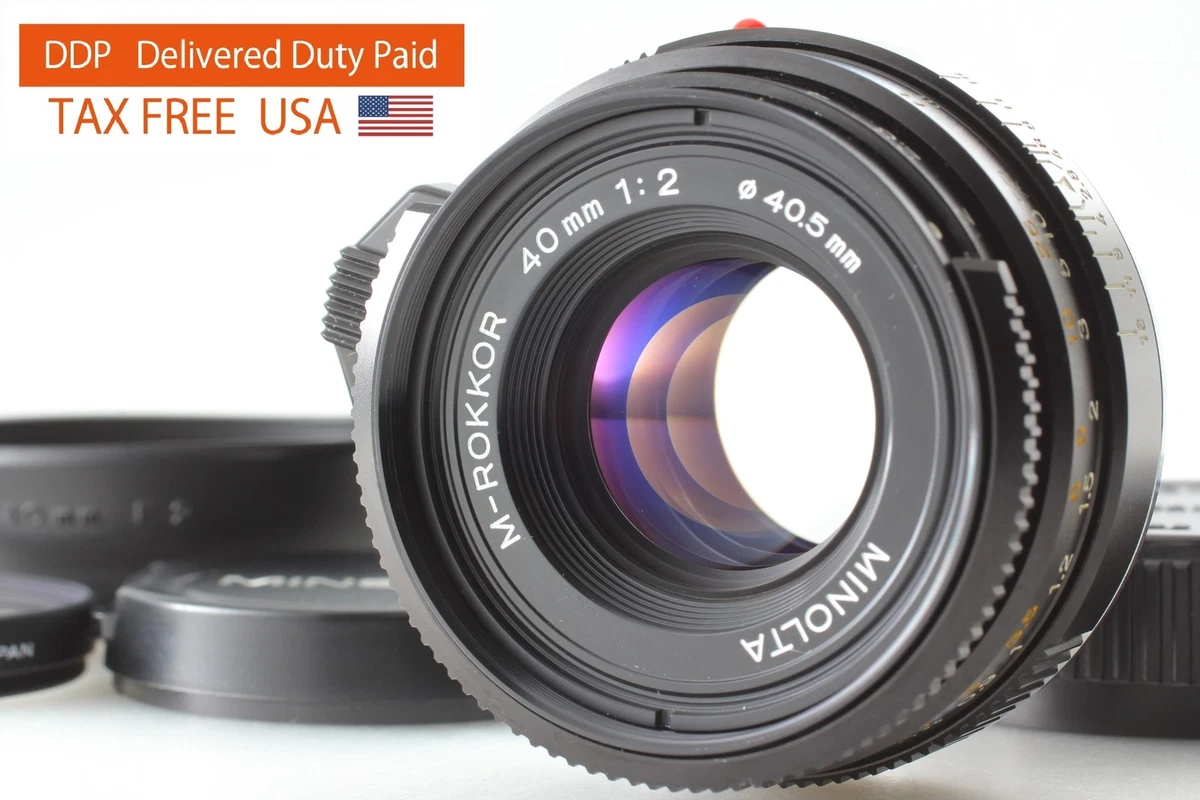 Minolta M Rokkor 40mm F2 for sale | eBay