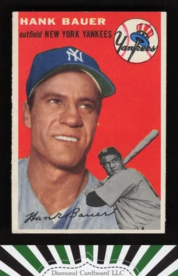 1954 Topps #130 Hank Bauer VG+ [LOOKS BETTER] d - Image 1 of 2