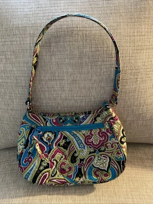 Bolso de Mano Vera Bradley Estilo Hombro "Zoe" Paisley Seda Estampado Foto 1 de 4